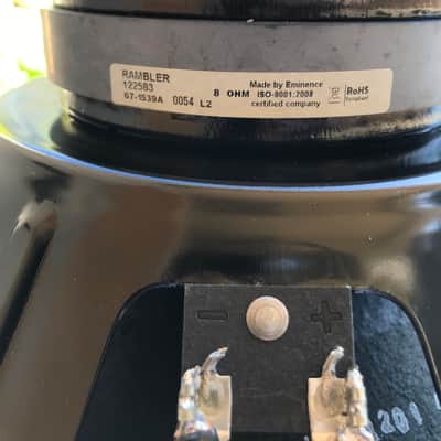 Eminence Elsinore 8 ohm (Carr Rambler Speaker) image 10