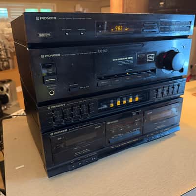 Pioneer Graphic Equalizer Stereo Double Deck Receiver Model RX-510 Tested Works! image 3