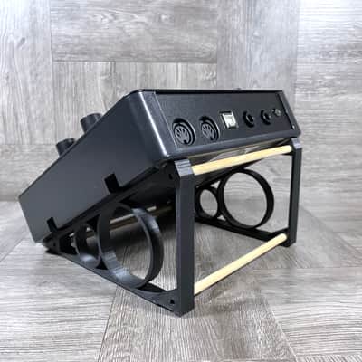 30º Angle Stand for Waldorf Streichfett / Rocket / 2-Pole Desktop Modules - color BLACK - by KZcraftworks - USA image 3