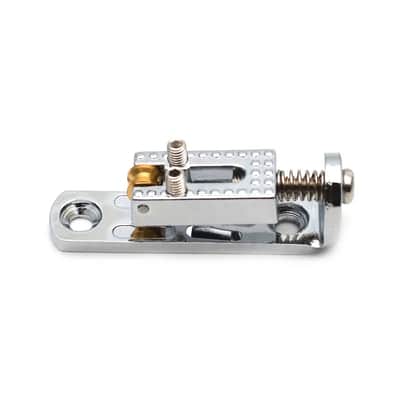 Chrome 4 String Single String Roller Saddles Bridge image 4