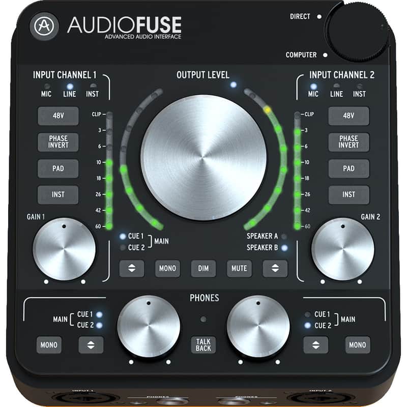 Arturia AudioFuse Rev2 USB Audio Interface - Black image 1