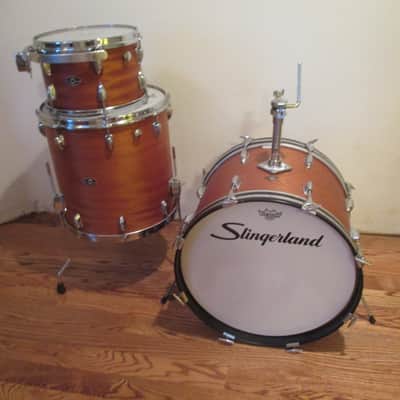 Slingerland Vintage Drum Kit, Jazz Sizes, Custom Features, Immaculate Set! image 13