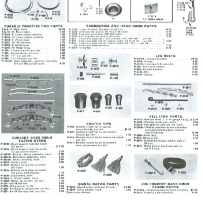 Ludwig P-817 Rubber Crutch Tip End Cap for Ludwig 60s/70s #1025 Porto Seat Throne image 4