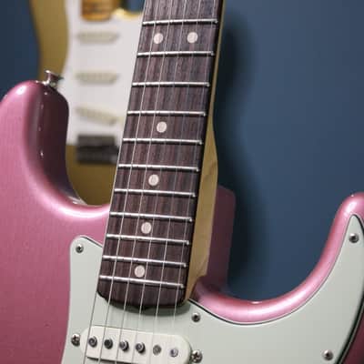 Fender CS Masterbuilt 63 Stratocaster Closet Classic by Greg Fessler 2015 - Burgundy Mist image 8