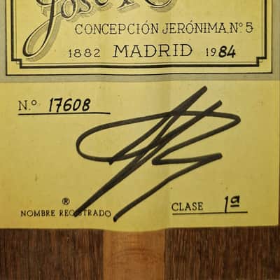 Jose Ramirez 1a "da Camara" 1984 great classical guitar in Andres Segovia style - spectacular sound - check video! image 18