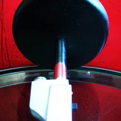 Vintage 1960's Lafayette 99-45460 dynamic Satin Chrome microphone w desk stand & cable Lafayette Olson Midland # 1 image 10