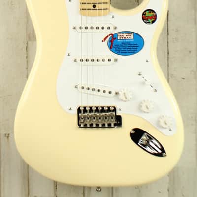 DEMO Fender Jimmie Vaughan Tex-Mex Strat - Olympic White (659) image 2