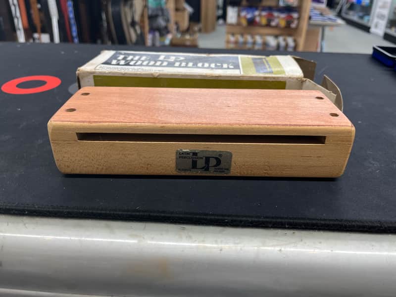 Latin Percussion LP210B Large Wood Block 70's W/ Box image 1