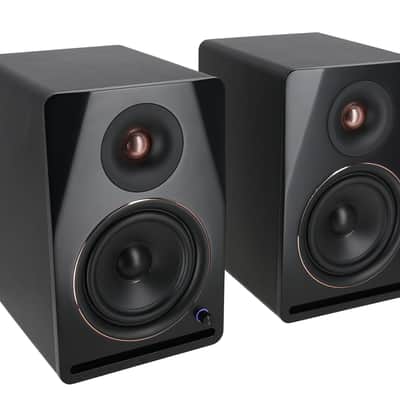 (2) Rockville APM6B v2 6.5" Powered Studio Monitor Speakers USB/Bluetooth+Stands image 14