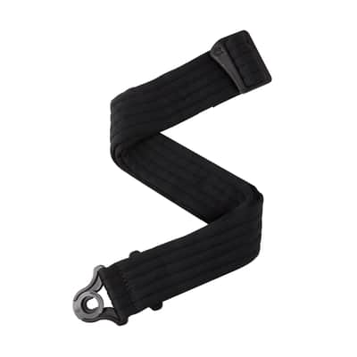 Planet Waves 50BAL01 Auto Lock Guitar Bass Strap, Black Padded Stripes image 4