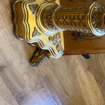 Lyon & Healy Concert Harp Style #21 1912 - Curly Maple, Sitka Pine, Gold leaf Gilding image 6