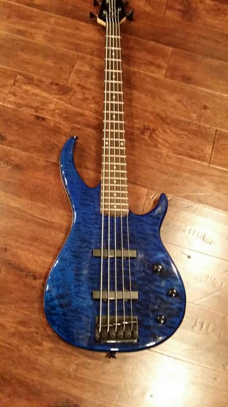 Peavey Millenium 5 String Bass 2000 Blue Burst image 1