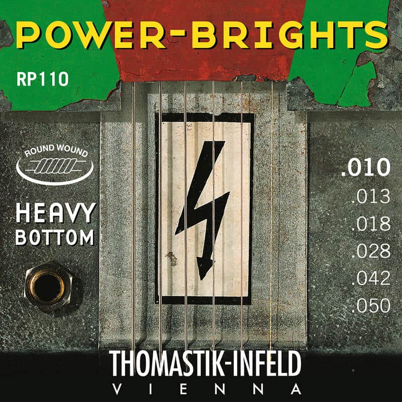 Thomastik-Infeld RP111 Power Brights Heavy Bottom Magnecore Round-Wound Guitar Strings - Medium (.11 - .53) image 1