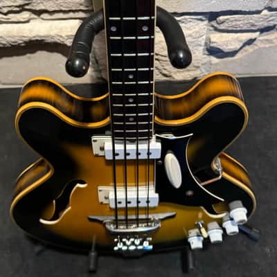 Eko Model 99 Bass 1960's  - Brownburst image 5