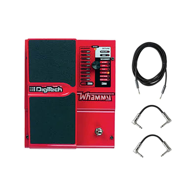 DigiTech Whammy Effects Pedal Re-issue with MIDI Control with Senor Instrument and Patch Cable image 1