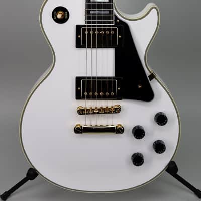 Epiphone Inspired by Gibson Custom Les Paul Custom Alpine White image 1