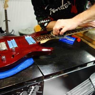 Ibanez SA-120 series Translucent Red Electric Guitar image 2