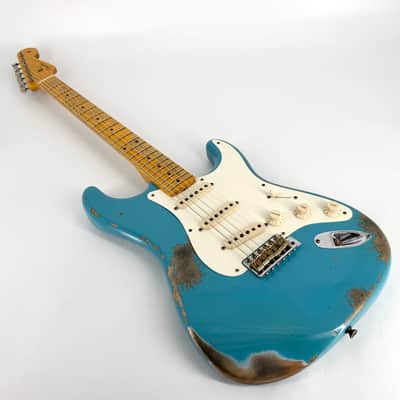 2020 Fender Custom Shop ’56 Heavy Relic Stratocaster – Taos Turquoise image 9
