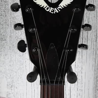Dean ML 79 Solid Body Electric Guitar Black To Blue Fade Finish image 10