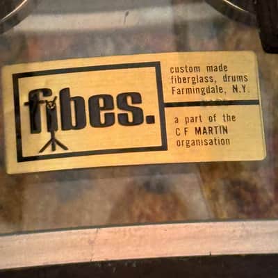 Fibes Vintage 70's 5 Piece Acrylic Drum Set Rare image 10