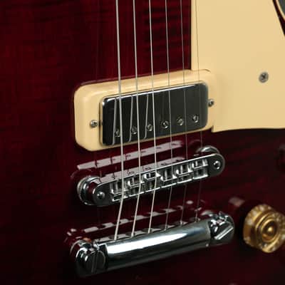 1999 Gibson Limited Edition Les Paul DELUXE Wine Red flame maple top image 5