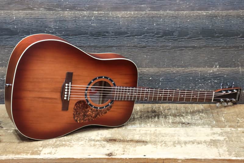 Norman Protege B18 Cedar Tobacco Burst Dreadnought Acoustic Guitar w/Bag