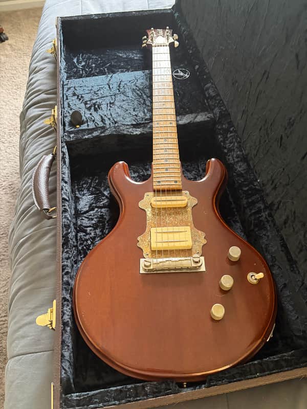 Mondell Custom Guitars DC Custom German Carve 2018 - Natural Mahogany