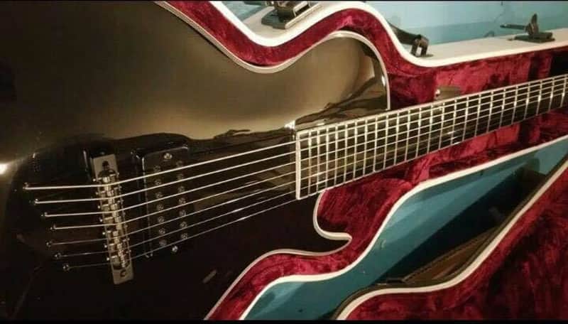 Vagina Dixon 7 String Baritone 2014 Triple Gloss Black image 1