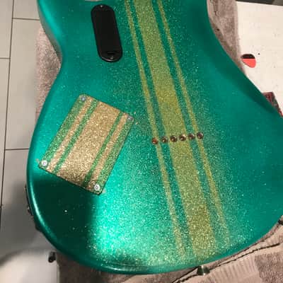 Space Dandy Peavey Rockmaster Green Sparkle image 9