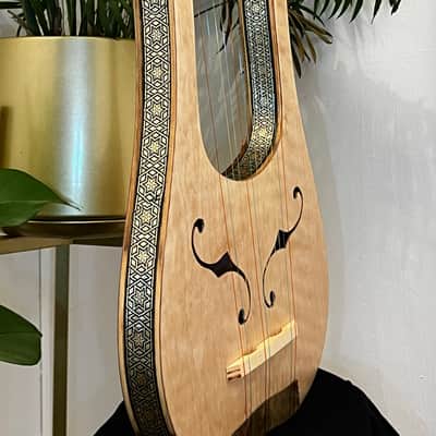 Cithara Lyre Harp with Inlay Ancient Techniques - 12 Strings image 12