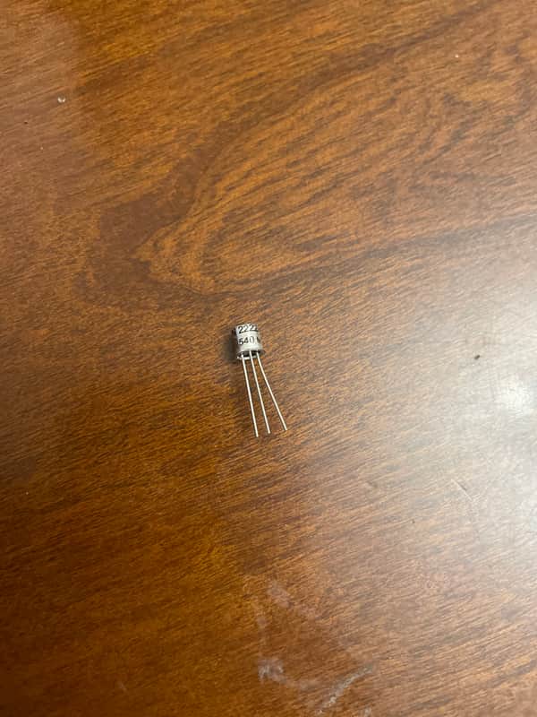 10 NOS STMicroelectronics  2N2222A - TO-19 metal can image 1