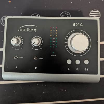 Audient iD14 MKII USB-C Audio Interface 2021 - Black image 1