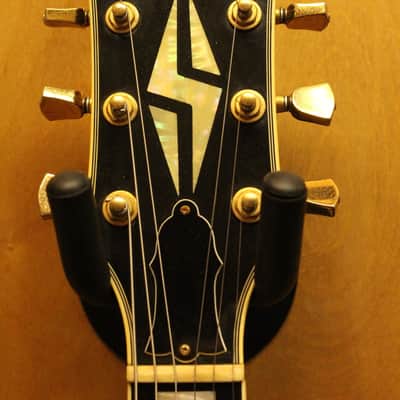 1980s Burny Les Paul Custom Guitar MIJ Tobacco Burst + Hard Case image 5