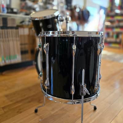 Drum Kits - Yamaha Recording Custom 14x24 9x13 15x16 (Solid Black) image 10