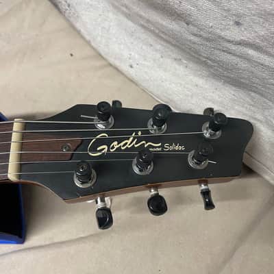 Godin Solidac Piezo HSH Electric Guitar - Standard and Piezo Outputs - 2002 Quilted Maple Top image 10