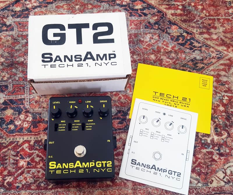 Tech 21 SansAmp GT2 1993 - Present - Black image 1