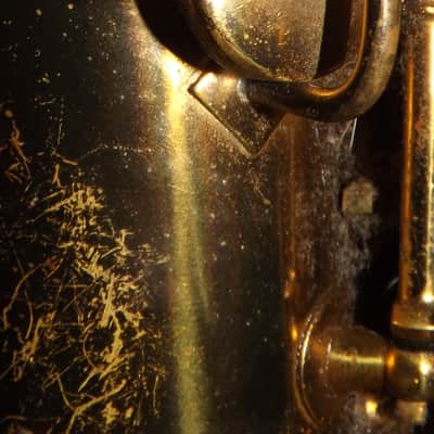 Buescher Carl Fischer National Deluxe Alto Saxophone, needs simple repairs, sax body only image 8