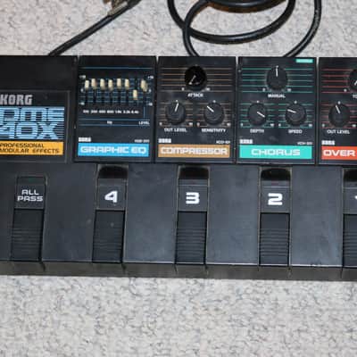 Vintage Korg PME40X Effects Unit Pedal Board image 2