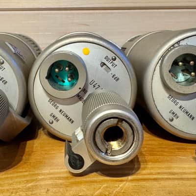 Vintage Neumann U47 fet microophones x 3, ex Decca studios image 7