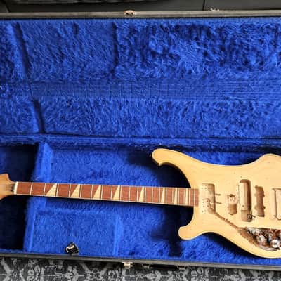 Rare 1969 LEFTY Rickenbacker 4001 Bass Original Mapleglo w/ Checkerboard Binding Restoration Project image 1