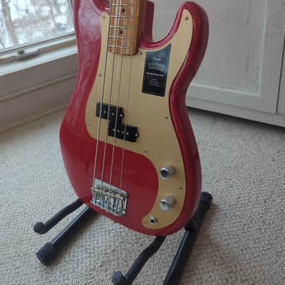 Brand New - Fender Vintera '50s Precision Bass with Maple Fretboard 2019 - Present - Dakota Red image 2