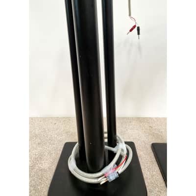 Hi-Fi Speaker Stands - Built In Banana Jack Leads - Excellent image 4