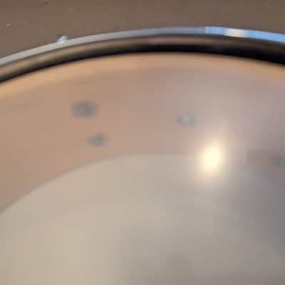 *Very Rare* Slingerland Radio King 4x14" Conway Era - Purple Satin Flame w/ Mini Sound King Snare Lugs image 7