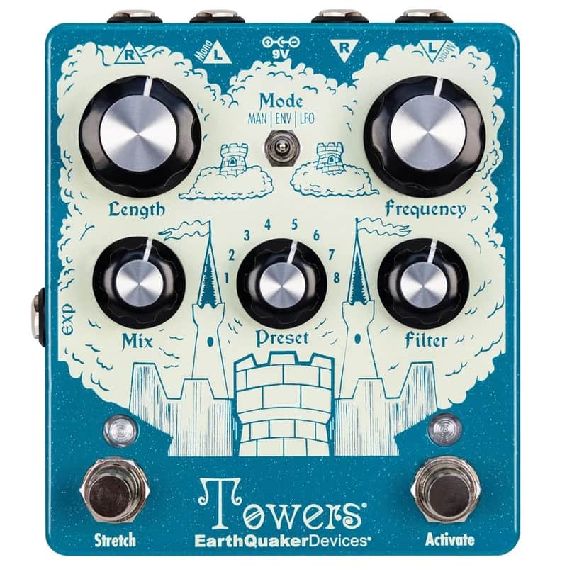 New Earthquaker Towers Soundscape Generator Stereo Reverberant Filter Pedal image 1