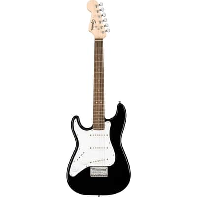 Squier Mini Stratocaster Left Handed Electric Guitar - Black image 1