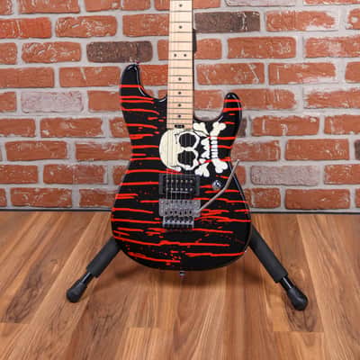Charvel Warren DeMartini Signature Pro-Mod Blood and Skull Graphic 2021 w/Hard Shell Case image 4
