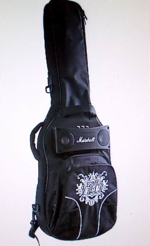 Ernie Ball Soft Gig Bag Case W/ Built-In Onboard Marshall Amp! image 1