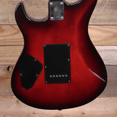 Yamaha PAC611VFM Pacifica Electric Guitar Dark Red Burst image 3