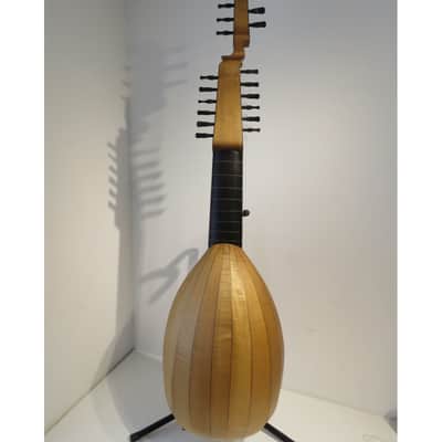 13 Course Baroque Theorbo Swan Head Lute by Armin Gropp with Hard Case image 4