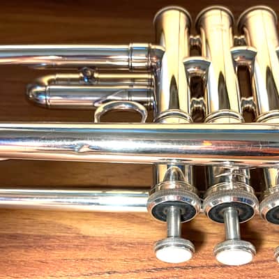 Rare Yamaha 6335HS MKII Bb Trumpet Silver image 8